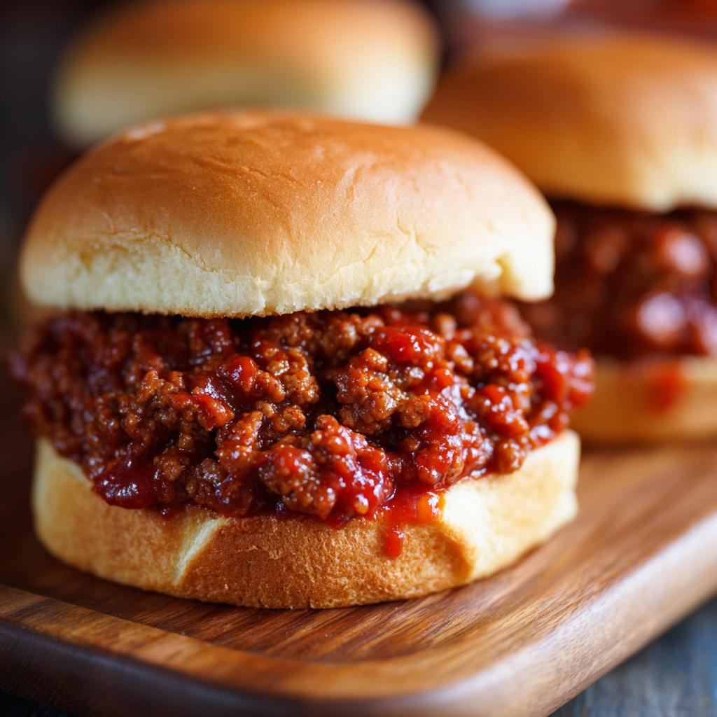 Close-up of a delicious pulled pork sandwich on a bun, with rich, saucy pulled pork filling.