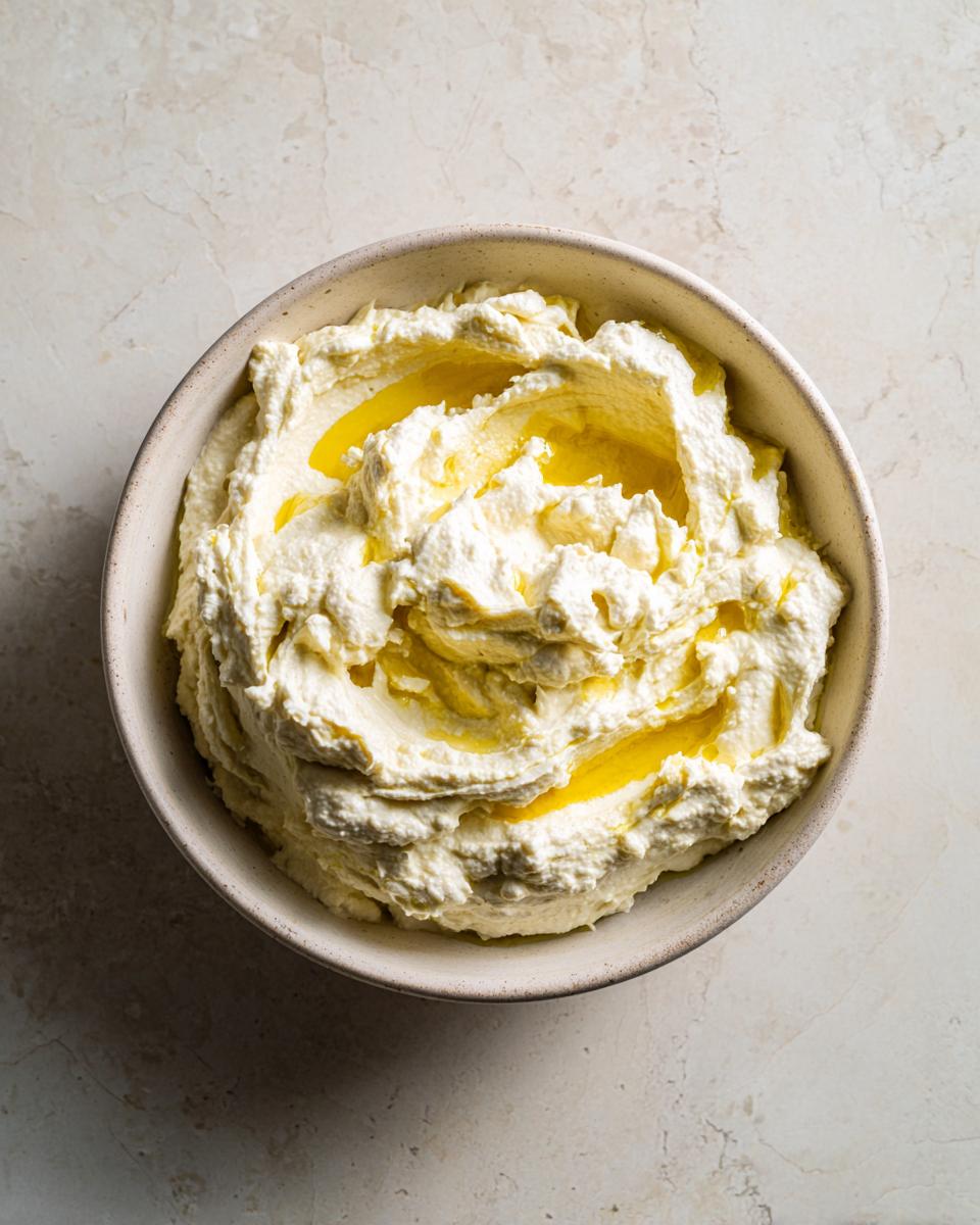 A bowl of creamy, smooth hummus drizzled with golden olive oil, ready to be served.